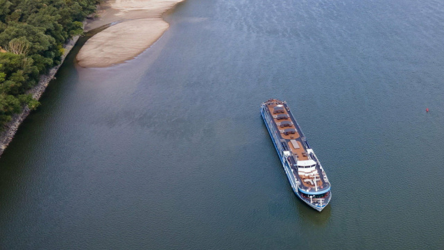 Danubio senz'acqua, evacuati 186 turisti da nave da crociera &copy; Creative Commons