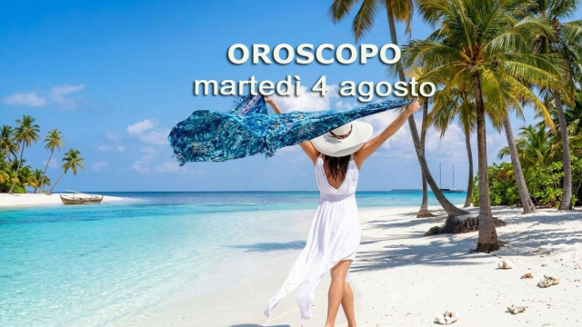 Locandina per l'oroscopo di marted&igrave; 4 agosto 2026 - &copy; Gemini IA.