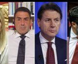 Giorgia Meloni, Roberto Vannacci, Giuseppe Conte, Matteo Salvini (&copy; Facebook)
