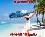 Locandina per l'oroscopo di venerd&igrave; 10 luglio 2026 - &copy; Gemini IA.
