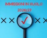 IMMISSIONI IN RUOLO 2026/27, i dettagli