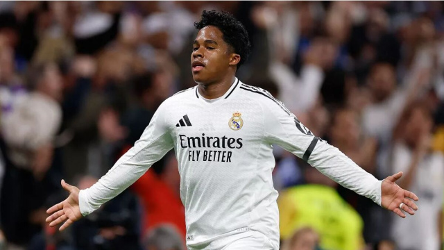 Endrick, attaccante del Real Madrid. Foto &copy; Real Madrid