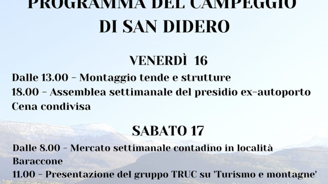 Gancio - Campeggio + Mobilitazione No Tav a San Didero &copy; Creative Commons