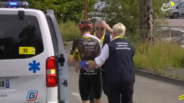 Jonas Vingegaard, il ritiro al Tour - &copy; Youtube Le Tour de France