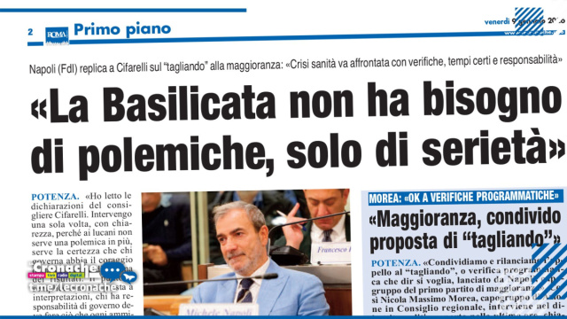 NAPOLI (FDI): &laquo;ALLA BASILICATA NON SERVONO POLEMICHE&raquo; &copy; Creative Commons