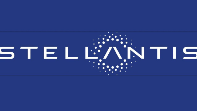 Stellantis, il logo in blu - wikimedia.