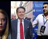 Giorgia Meloni, Giuseppe Conte e Roberto Vannacci (&copy; Facebook)