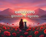 Locandina per l'oroscopo di gioved&igrave; 6 agosto 2026 - &copy; Gemini IA.