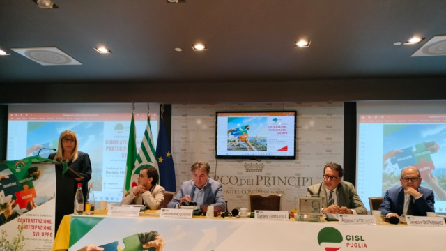 Consiglio gen. Cisl Puglia: Fumarola su lavoro, sviluppo e giovani &copy; Creative Commons