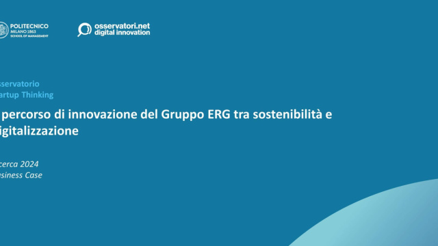 Il percorso di innovazione del Gruppo ERG tra sostenibilit&agrave; e ... &copy; Creative Commons
