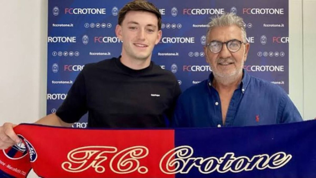 Mattia Sadnri con Gianni Vrenna al Crotone - &copy; Facebook / FcCrotone