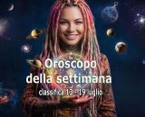 Locandina per l'oroscopo della settimana 13-19 luglio 2026 - &copy; Gemini IA.