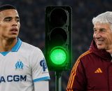 Mason Greenwood, attaccante del Marsiglia e Gian Piero Gasperini. Foto &copy; IA