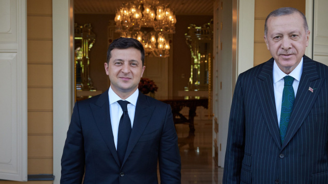 File:Meeting of Volodymyr Zelensky and Recep Tayyip Erdoğan (16 ... &copy; Creative Commons