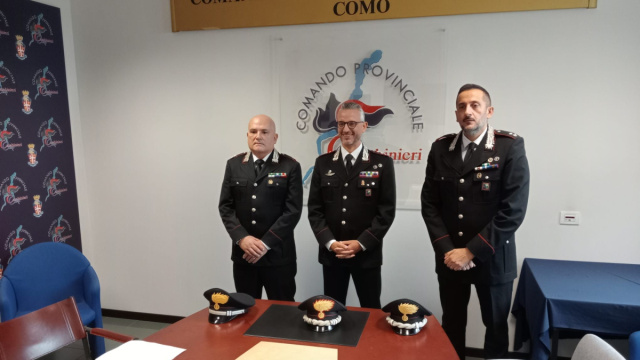 Comando provinciale dei Carabinieri di Como: presentati i nuovi ... &copy; Creative Commons