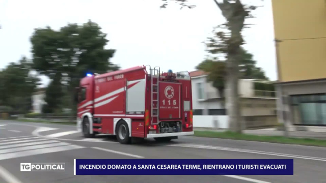 INCENDIO DOMATO A SANTA CESAREA TERME, RIENTRANO I TURISTI ... &copy; Creative Commons