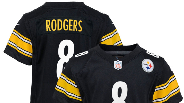 Maglia Pittsburgh Steelers Nike Home Game - Nero - Aaron Rodgers ... &copy; Creative Commons