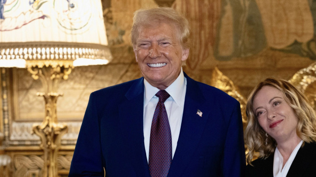 President Meloni meets with US President-elect Donald Trump  www ... &copy; Creative Commons