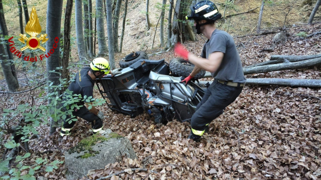 Rezzo, quad precipita per 80 metri nel bosco: un ferito &copy; Creative Commons