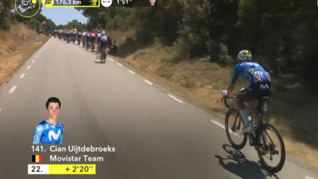 Cian Uijtdebroeks - &copy; Screenshot Eurosport