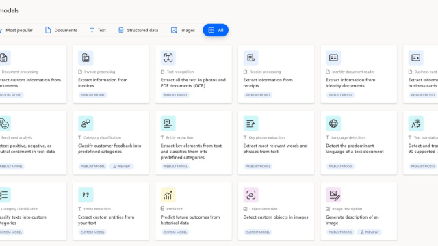 Crea un modello in AI Builder - AI Builder  Microsoft Learn &copy; Creative Commons