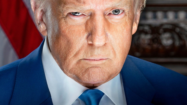 File:January 2025 Official Presidential Portrait of Donald J ... &copy; Creative Commons