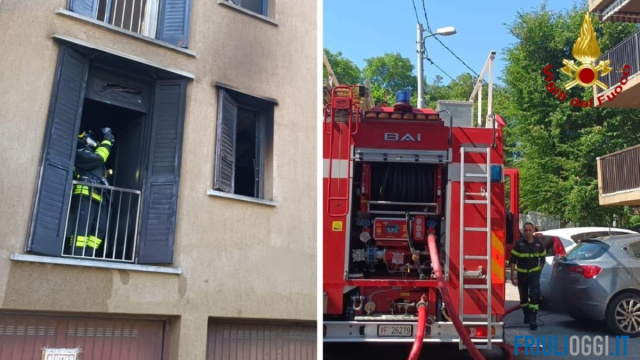 Incendio in un appartamento a Trieste, evacuate 12 persone: tre in ... &copy; Creative Commons