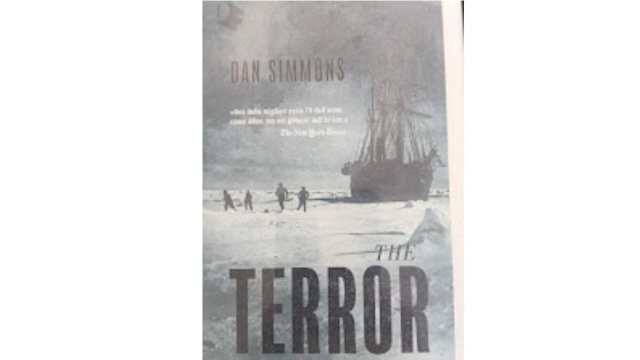 La copertina di "The Terror" di Dan Simmons, il romanzo Mondadori ispirato alla tragica spedizione Franklin nell'Artico.