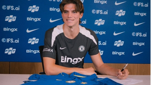 Marco Palestra, terzino del Chelsea. Foto &copy; Chelsea