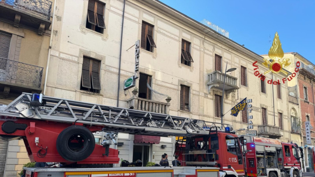 Otto intossicati nell'incendio dell'albergo di Arezzo - Corriere ... &copy; Creative Commons