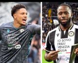 Keinan Davis e Maduka Okoye. Foto &copy; Udinese Calcio