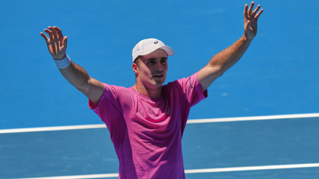 Australian Open: Britain's Arthur Fery records statement first ... &copy; Creative Commons