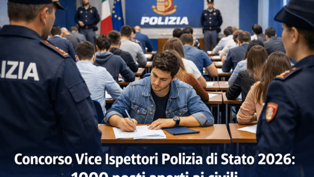 Concorso Vice Ispettori Polizia di Stato: Date e Banca dati ufficiale! &copy; Creative Commons