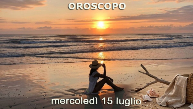 Locandina per l'oroscopo di mercoled&igrave; 15 luglio 2026 - &copy; Gemini IA.