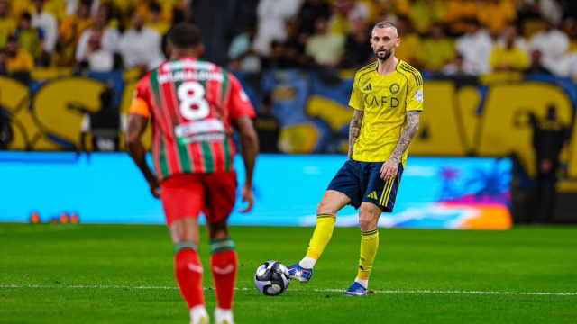 Marcelo Brozovic, centrocampista dell'Al-Nassr. Foto &copy; Al-Nassr.