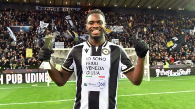 Oumar Solet, difensore dell'Udinese. Foto &copy; Udinese