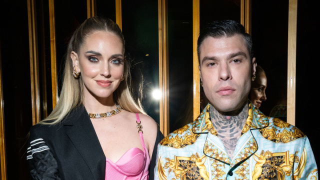 Chiara Ferragni e Fedez al compleanno di Donatella Versace dopo il ... &copy; Creative Commons
