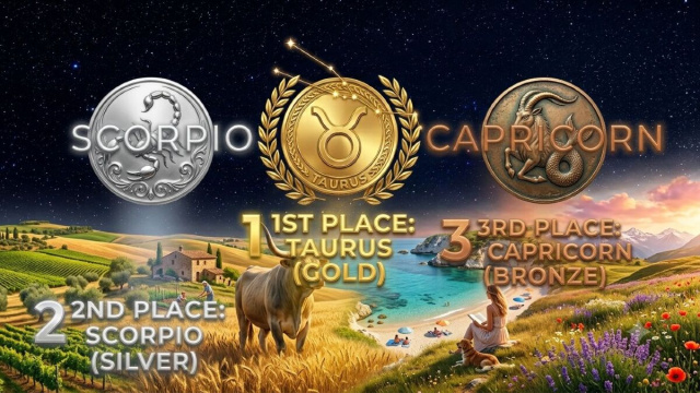 Classifica del 10/07: medaglia d'oro Toro, argento Scorpione, bronzo Capricorno-&copy;Gemini AI