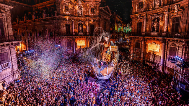 Il festino di Santa Rosalia. 400&deg; Festino di Santa Rosalia Palermo ... &copy; Creative Commons
