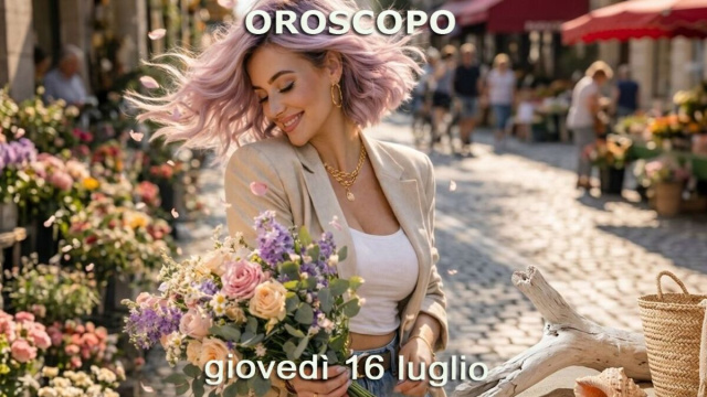 Locandina per l'oroscopo di gioved&igrave; 16 luglio 2026 - &copy; Gemini IA.