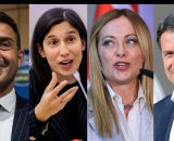 Roberto Vannacci, Elly Schlein, Giorgia Meloni e Giuseppe Conte (Facebook)