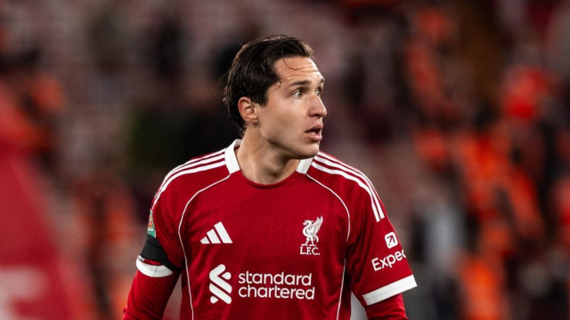 Federico Chiesa, attaccante del Liverpool. Foto &copy; Liverpool