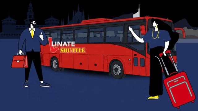 Linate Shuttle  Collegamento Aeroporto Milano &ndash; Air Pullman &copy; Creative Commons