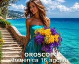Locandina per l'oroscopo di domenica 16 agosto 2026 - &copy; Gemini IA.