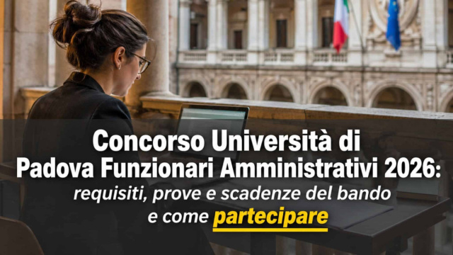 Concorso Universit&agrave; di Padova Funzionari Amministrativi: Colloqui &copy; Creative Commons