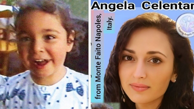 In foto Angela Celentano e il rendering di come sarebbe.