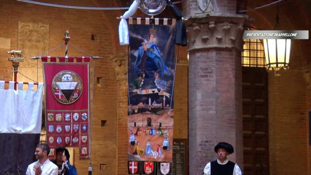 Palio di Siena, svelato il Drappellone di Teodora Axente  Radio ... &copy; Creative Commons