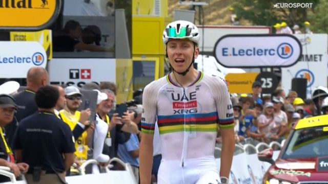Tadej Pogacar - &copy; Screenshot Eurosport