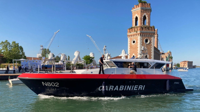 CARABINIERI PATROL BOAT WITH TRANSFLUID HYBRID SYSTEM AT THE ... &copy; Creative Commons