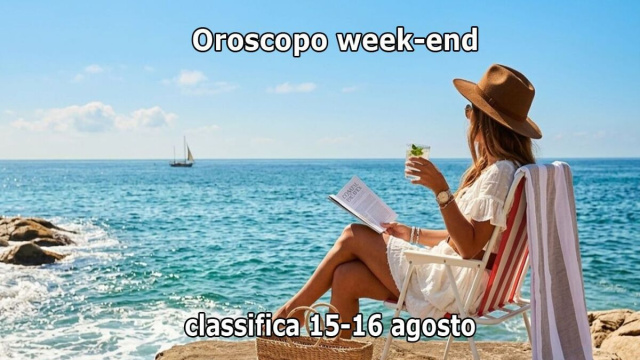 Locandina per l'oroscopo del week-end 15-16 agosto 2026 - &copy; Pixabay IA.